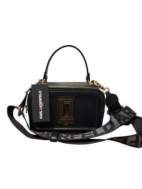 Karl Lagerfeld Paris Simone Leather Top Handle Camera Bag